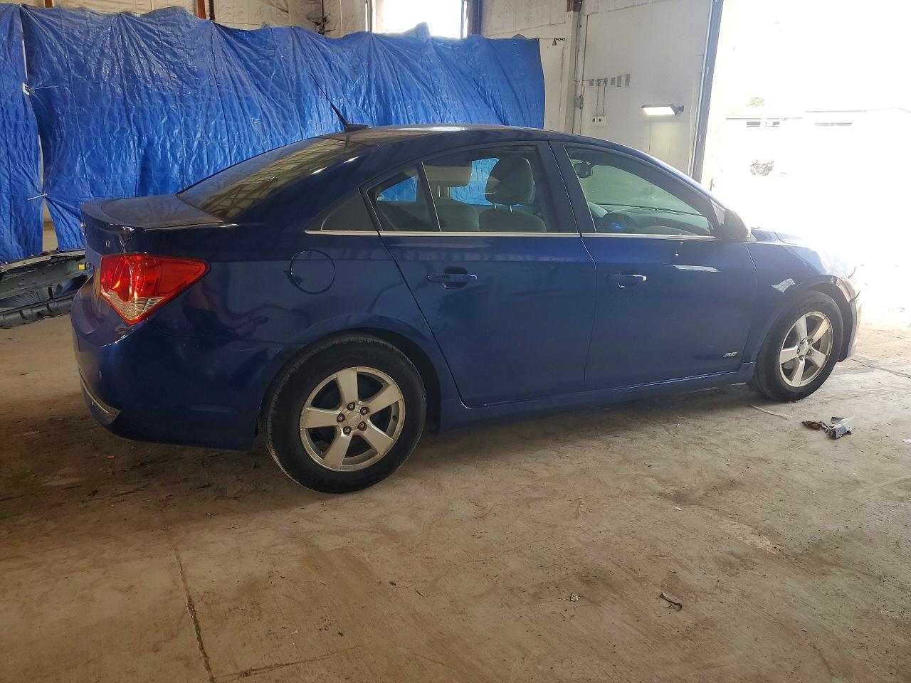 2012 Chevrolet Cruze Lt Blue vin: 1G1PF5SC2C7163660