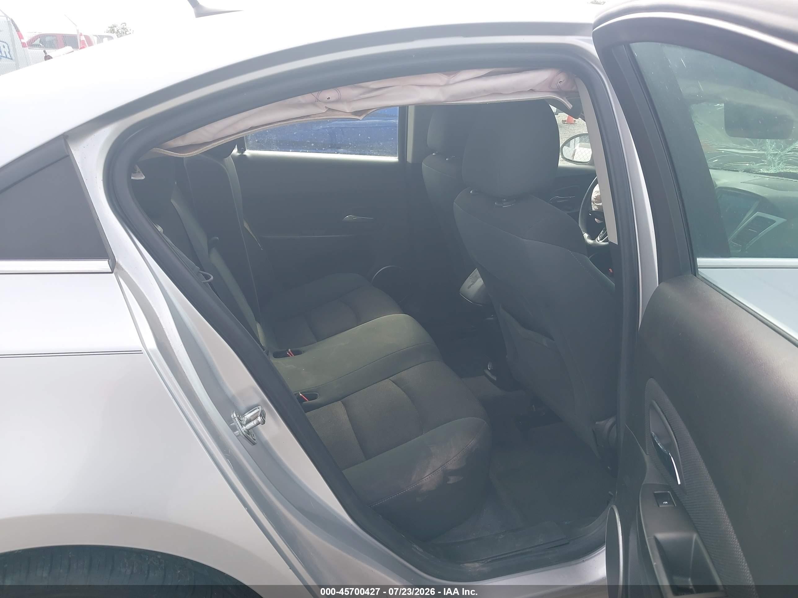 2012 Chevrolet Cruze 1lt Silver vin: 1G1PF5SC2C7198750