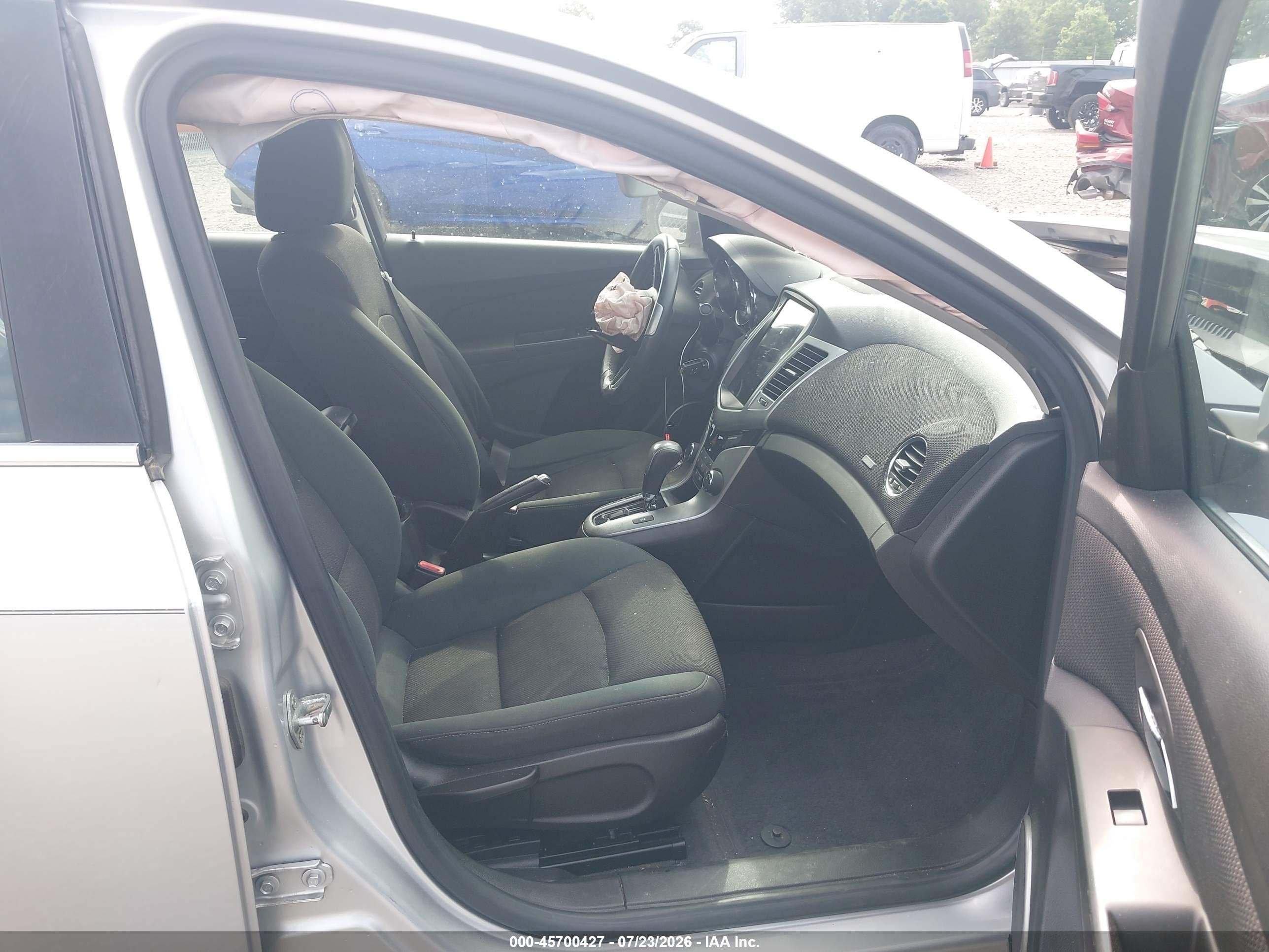 2012 Chevrolet Cruze 1lt Silver vin: 1G1PF5SC2C7198750