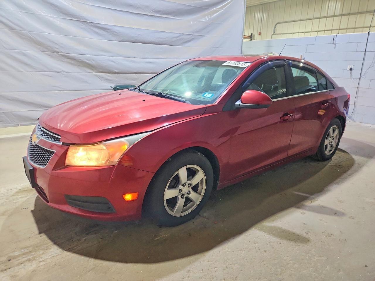 2012 Chevrolet Cruze Lt Red vin: 1G1PF5SC2C7267680