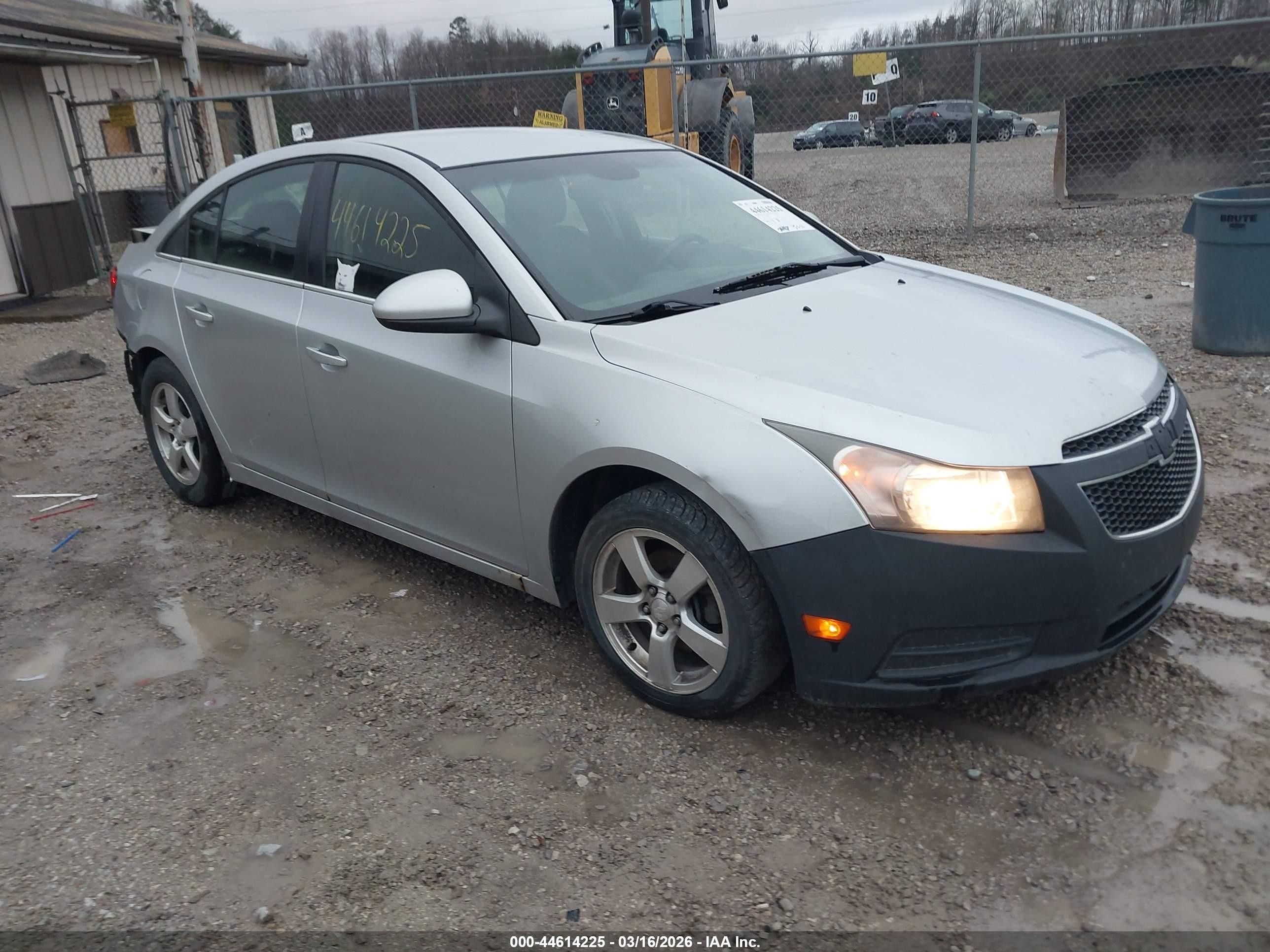2012 Chevrolet Cruze 1lt White vin: 1G1PF5SC2C7288500