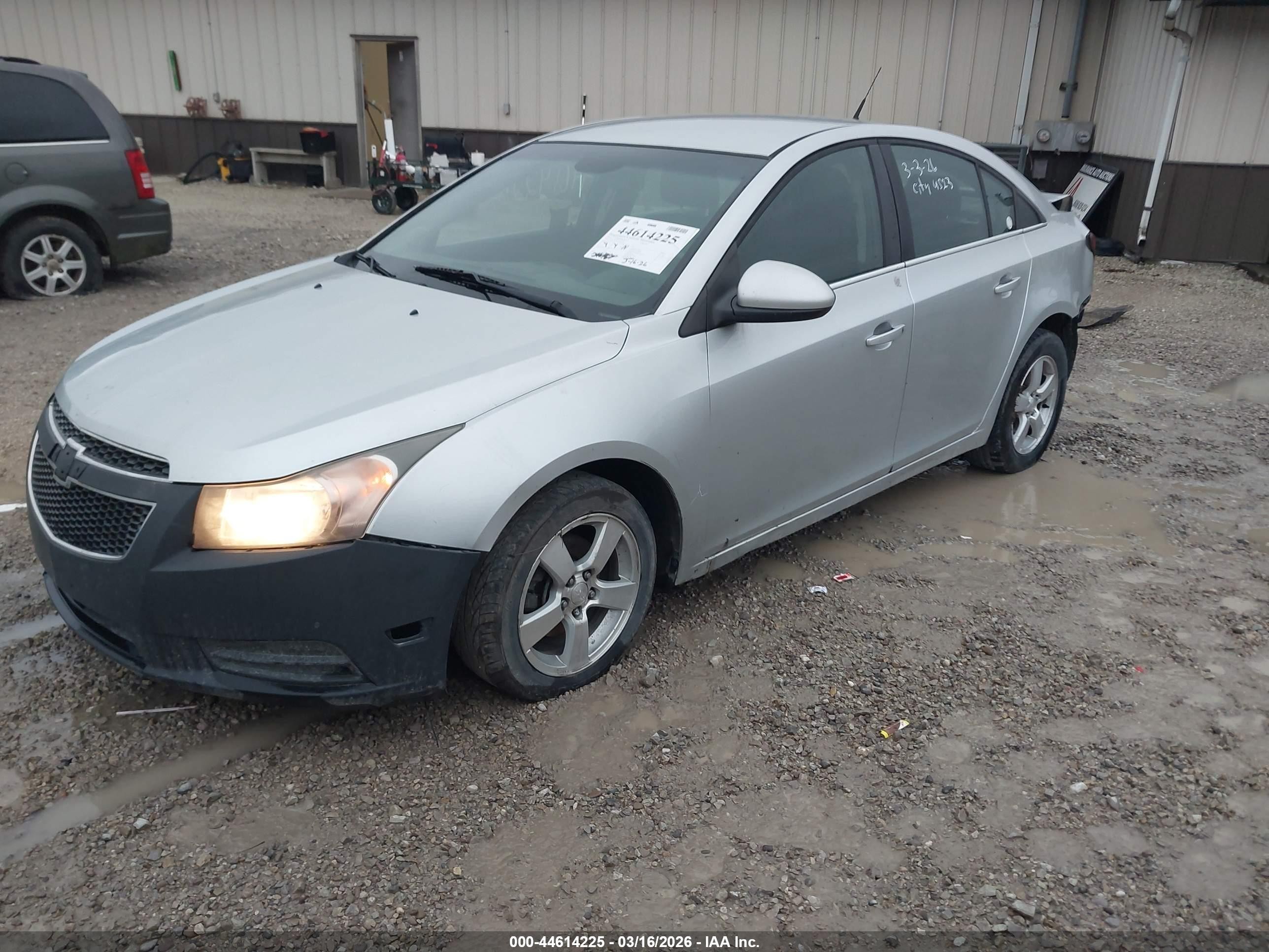 2012 Chevrolet Cruze 1lt White vin: 1G1PF5SC2C7288500