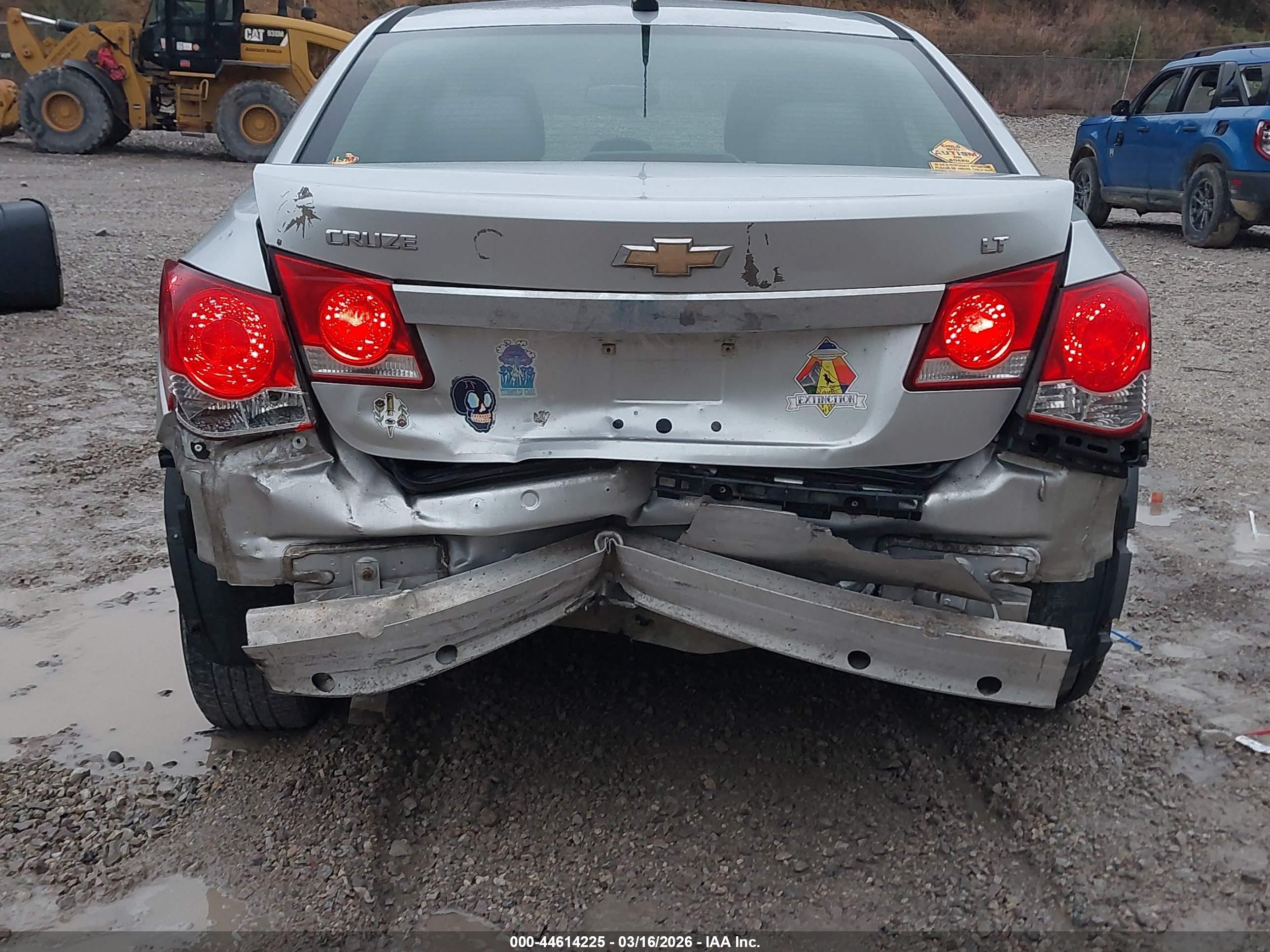 2012 Chevrolet Cruze 1lt White vin: 1G1PF5SC2C7288500