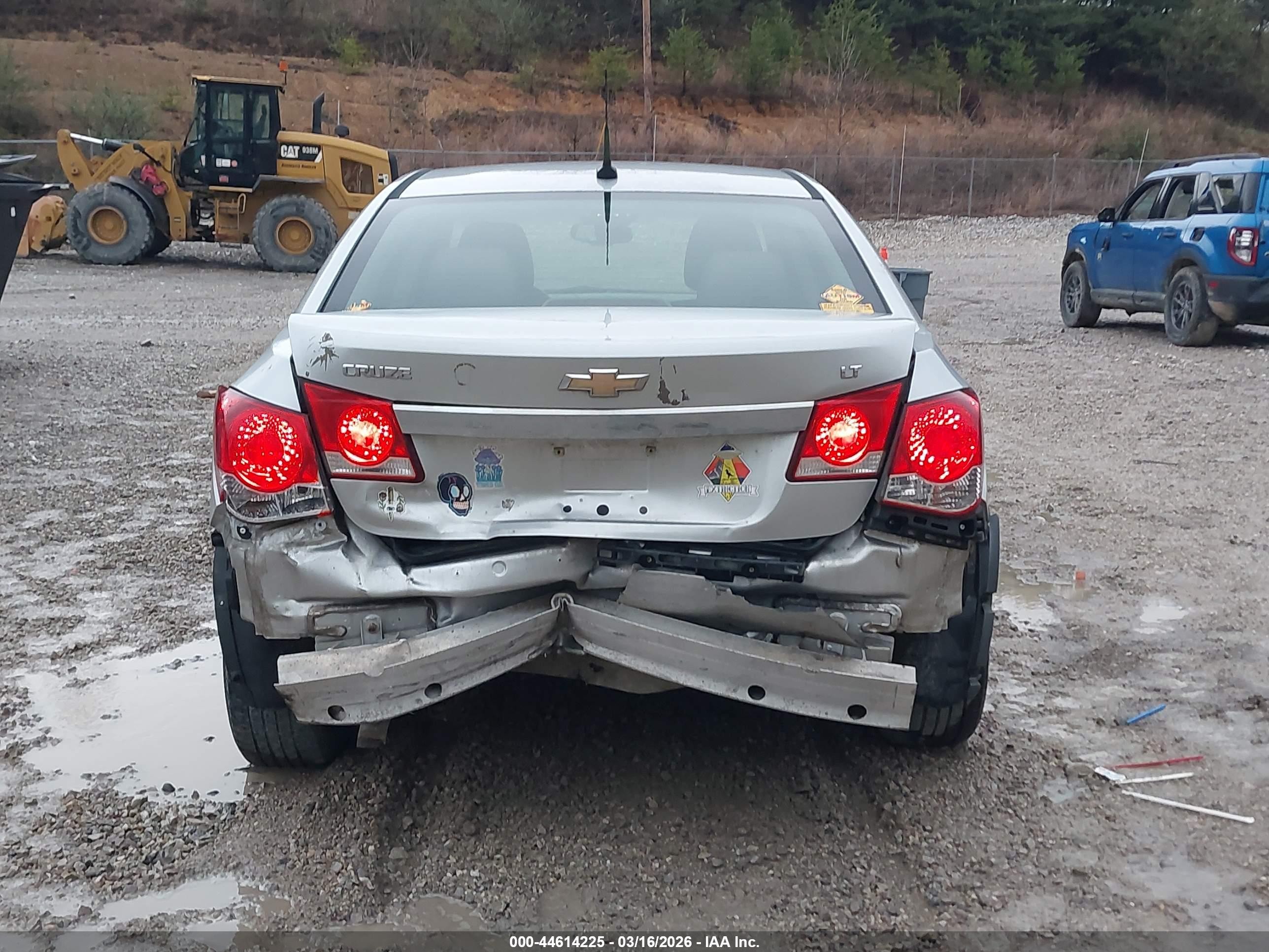 2012 Chevrolet Cruze 1lt White vin: 1G1PF5SC2C7288500
