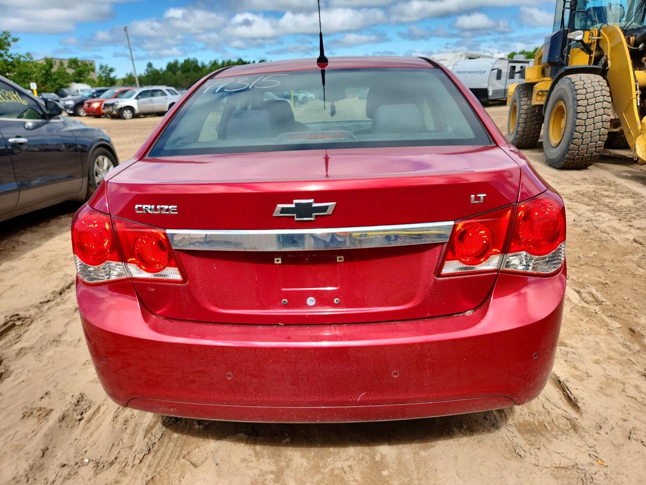 2012 Chevrolet Cruze Lt Red vin: 1G1PF5SC2C7290473