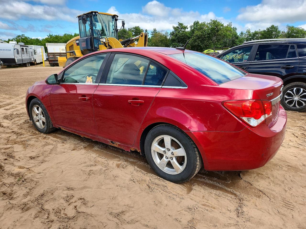 2012 Chevrolet Cruze Lt Red vin: 1G1PF5SC2C7290473
