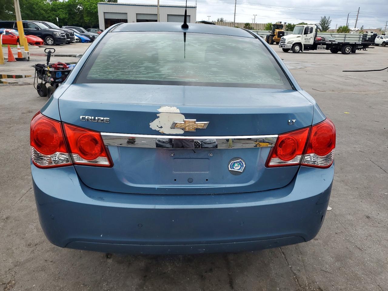 2012 Chevrolet Cruze Lt Blue vin: 1G1PF5SC2C7298539