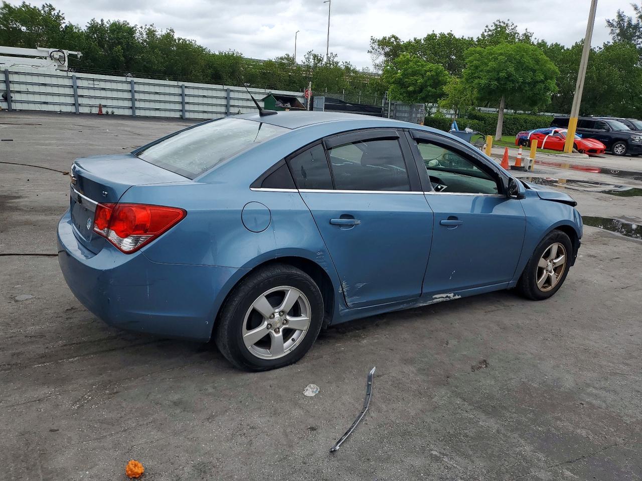 2012 Chevrolet Cruze Lt Blue vin: 1G1PF5SC2C7298539