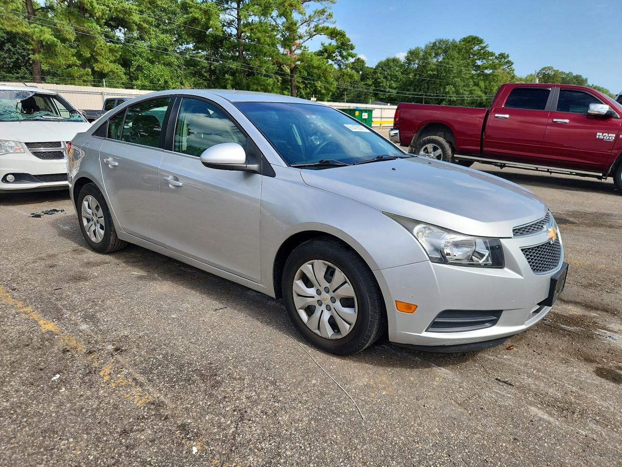 2012 Chevrolet Cruze Lt Silver vin: 1G1PF5SC2C7357654