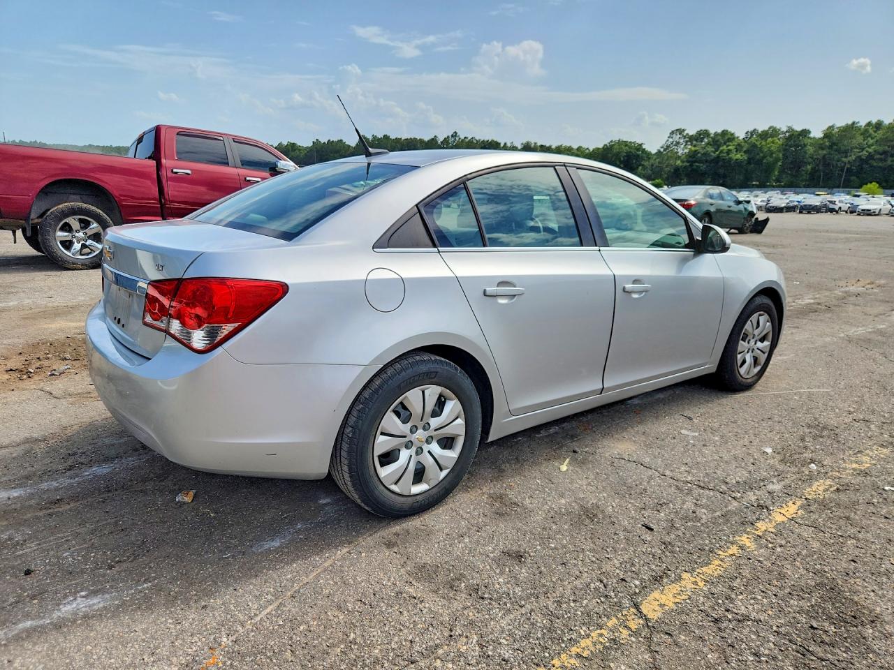 2012 Chevrolet Cruze Lt Silver vin: 1G1PF5SC2C7357654