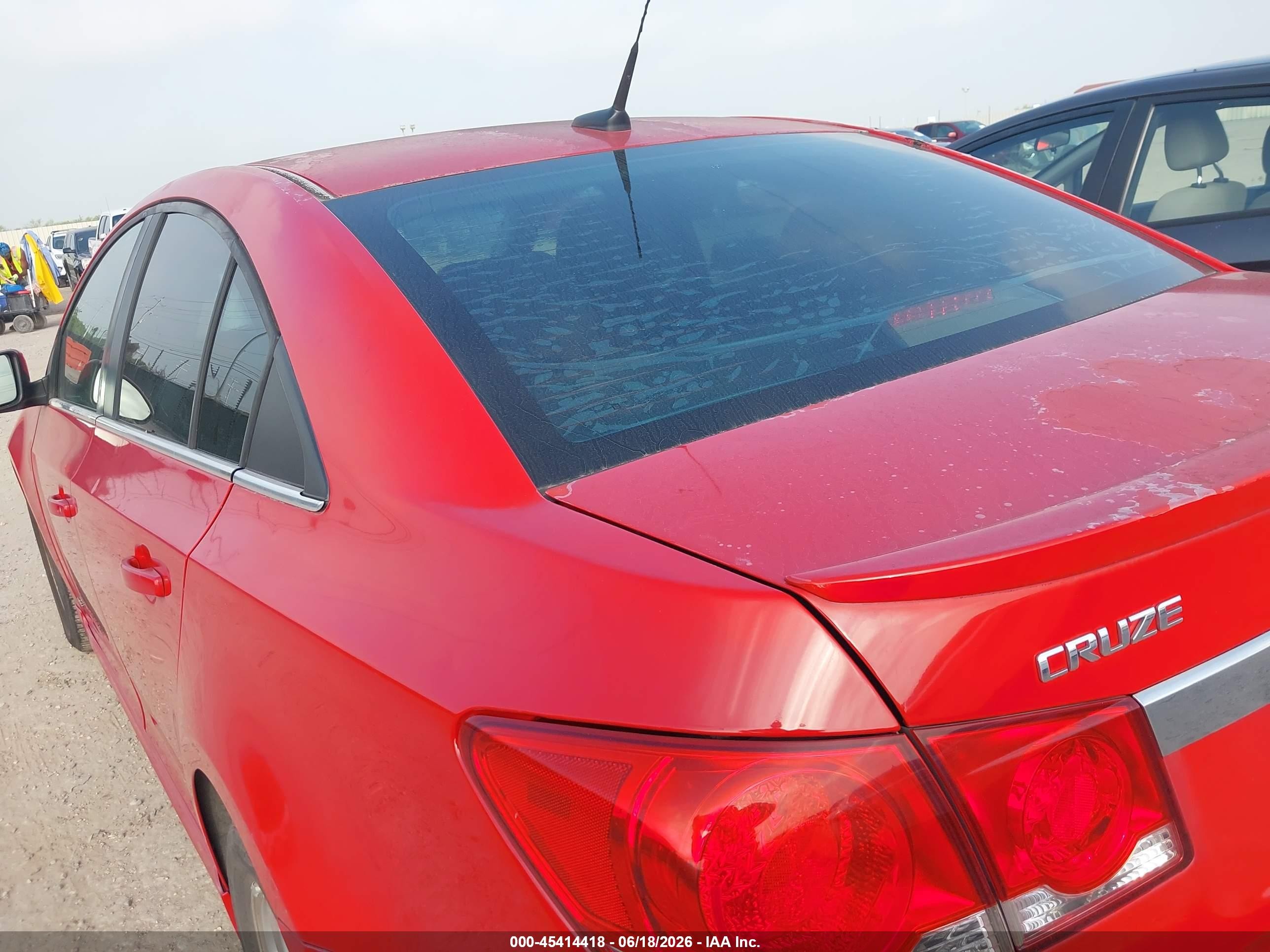 2012 Chevrolet Cruze 1lt Red vin: 1G1PF5SC2C7371389