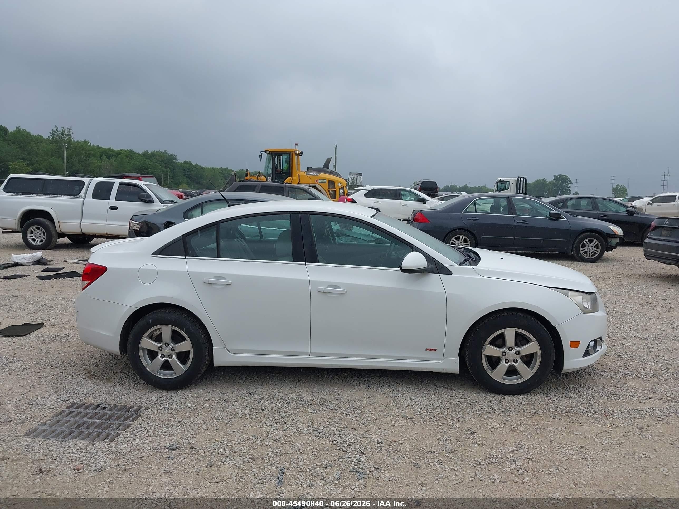 2012 Chevrolet Cruze 1lt White vin: 1G1PF5SC2C7406352