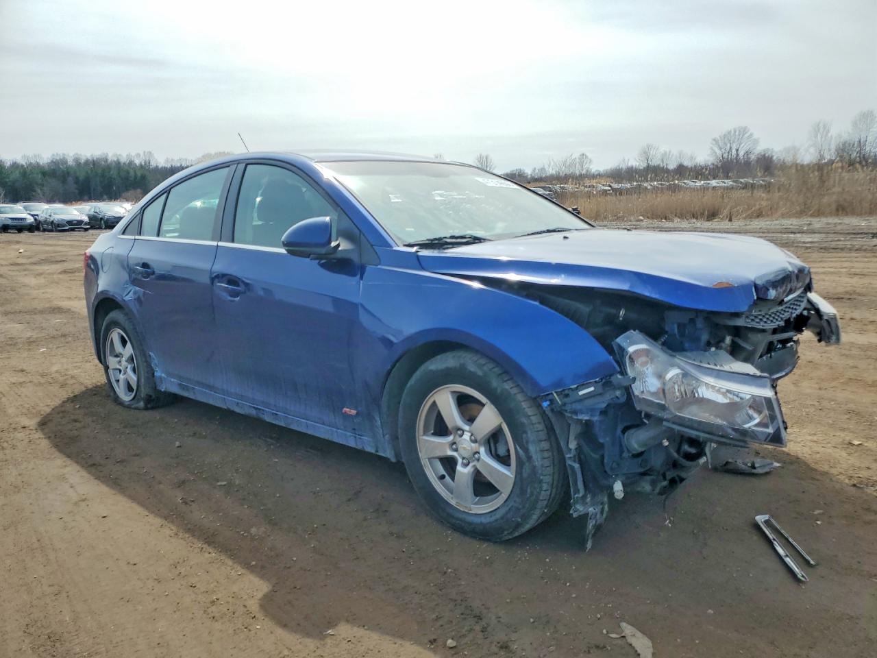 2012 Chevrolet Cruze Lt Blue vin: 1G1PF5SC3C7108442