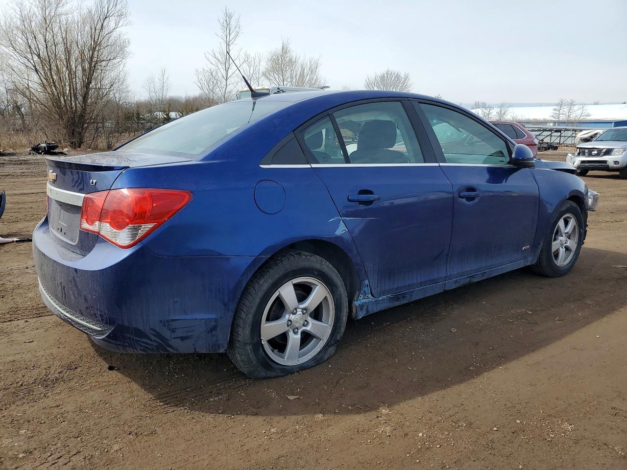 2012 Chevrolet Cruze Lt Blue vin: 1G1PF5SC3C7108442