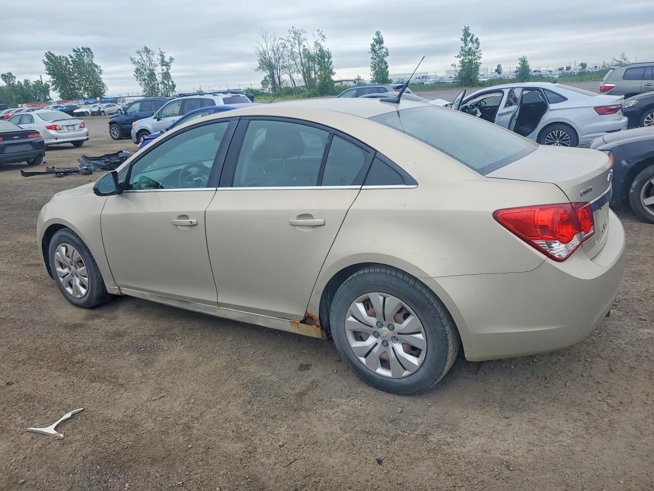 2012 Chevrolet Cruze Lt Beige vin: 1G1PF5SC3C7155485