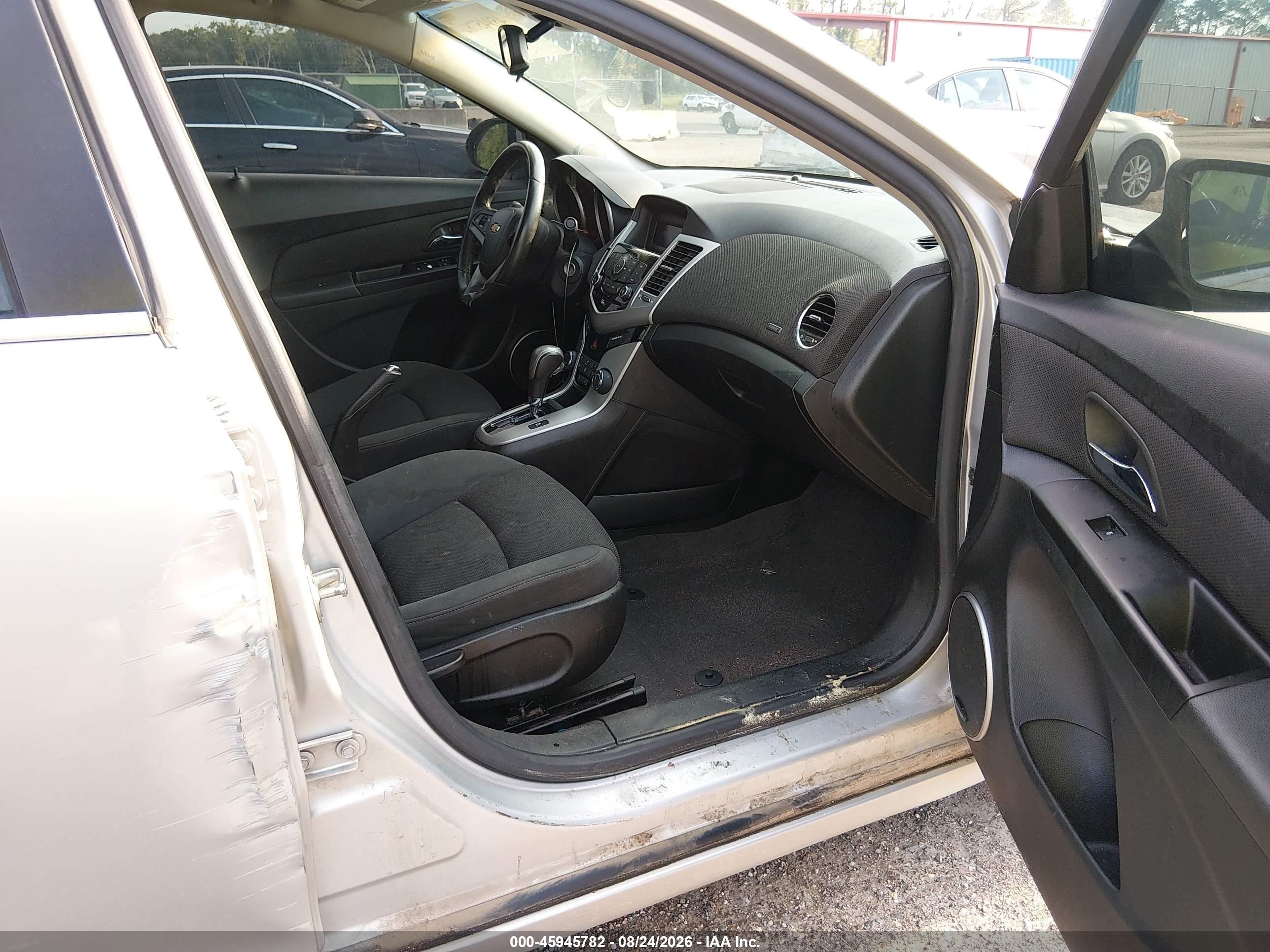 2012 Chevrolet Cruze 1lt Серебряный vin: 1G1PF5SC3C7210923