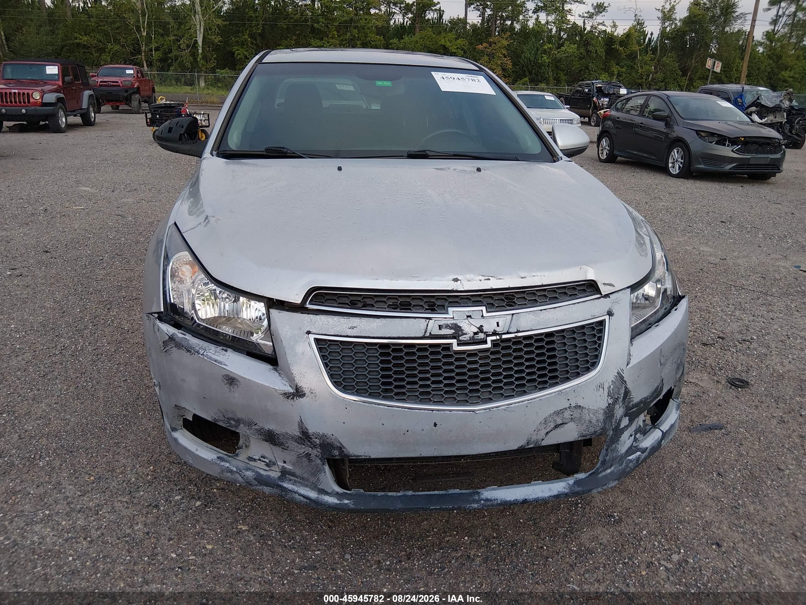 2012 Chevrolet Cruze 1lt Серебряный vin: 1G1PF5SC3C7210923