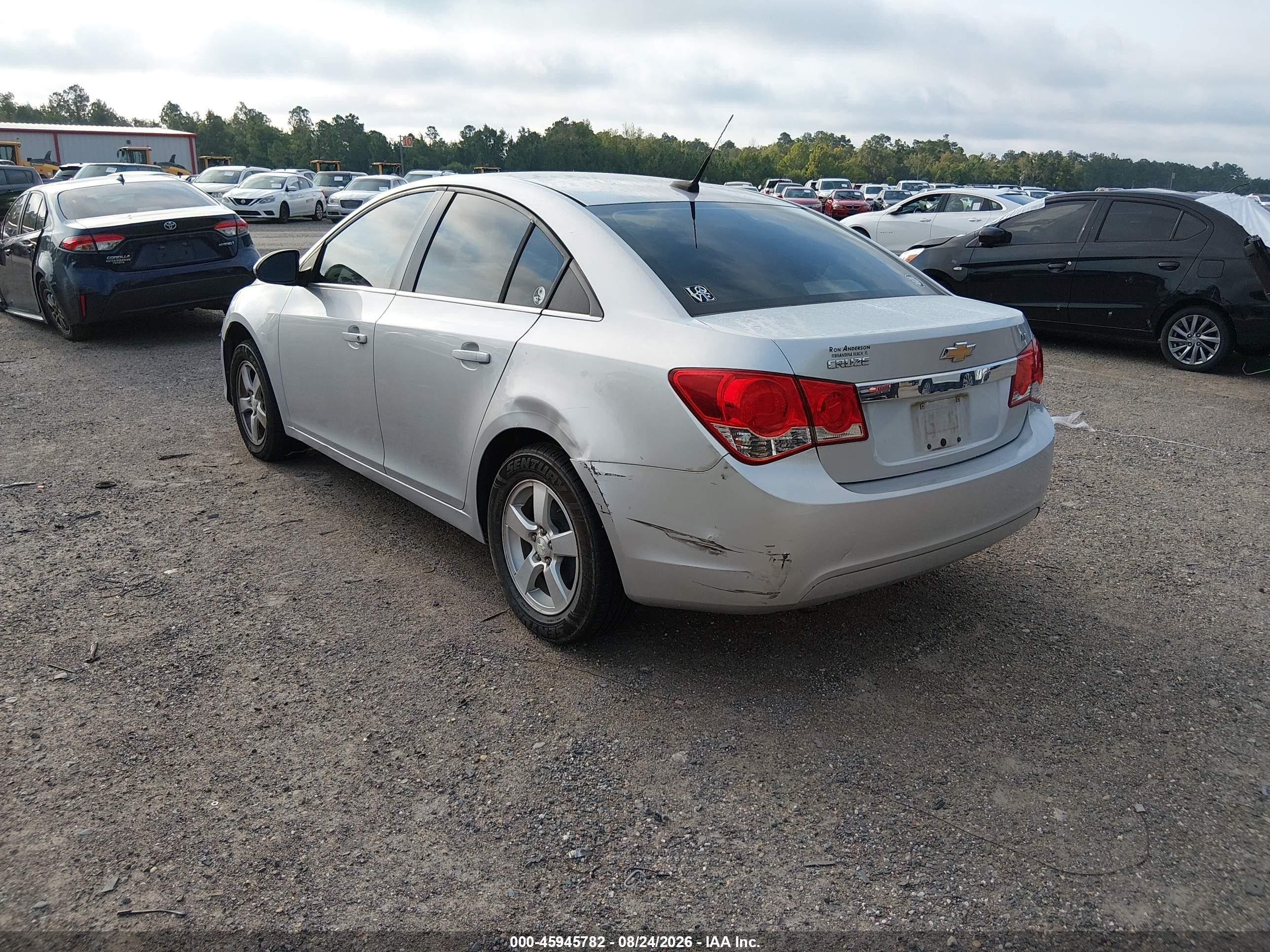 2012 Chevrolet Cruze 1lt Серебряный vin: 1G1PF5SC3C7210923