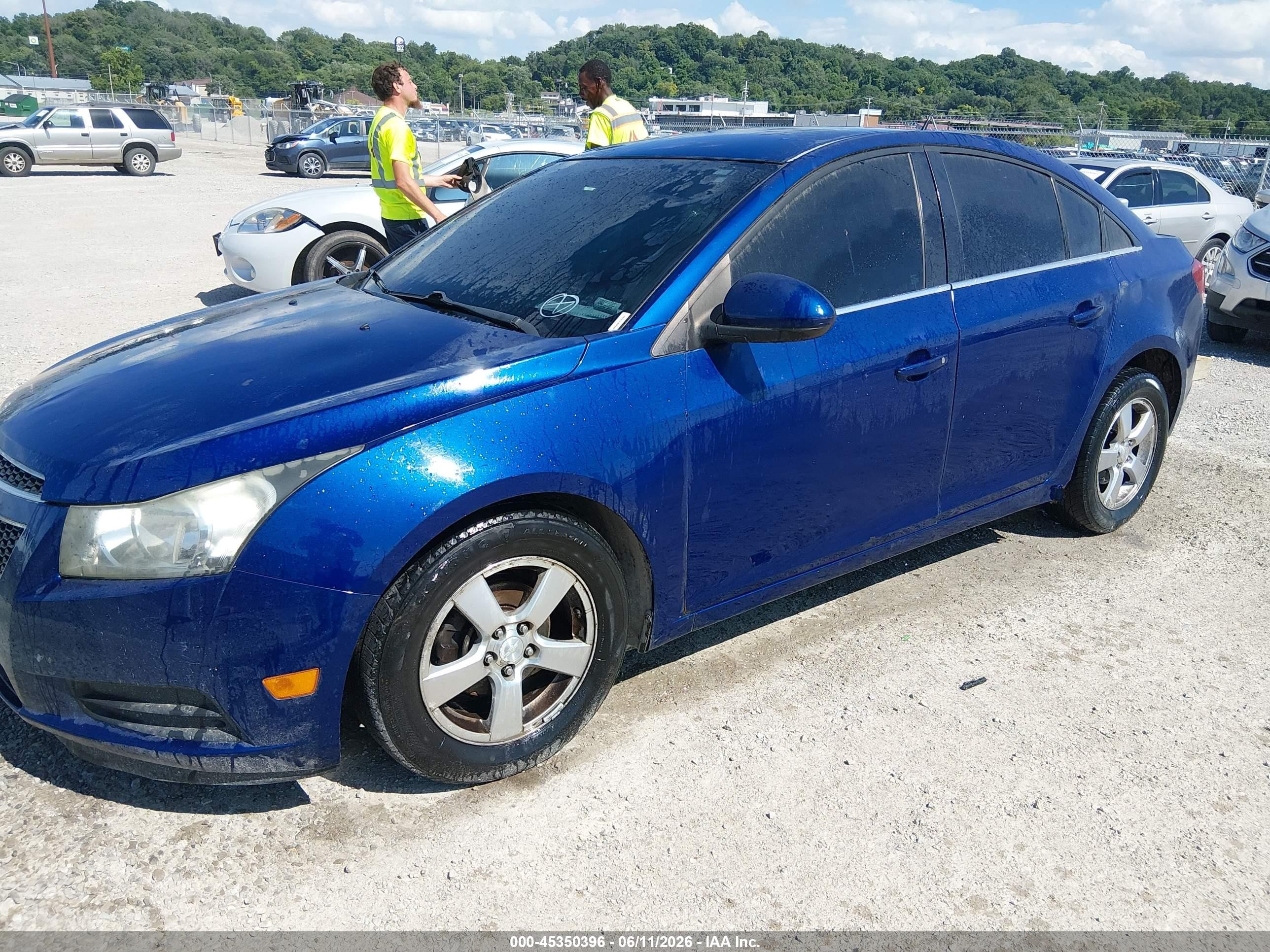 2012 Chevrolet Cruze 1lt Синий vin: 1G1PF5SC3C7227334
