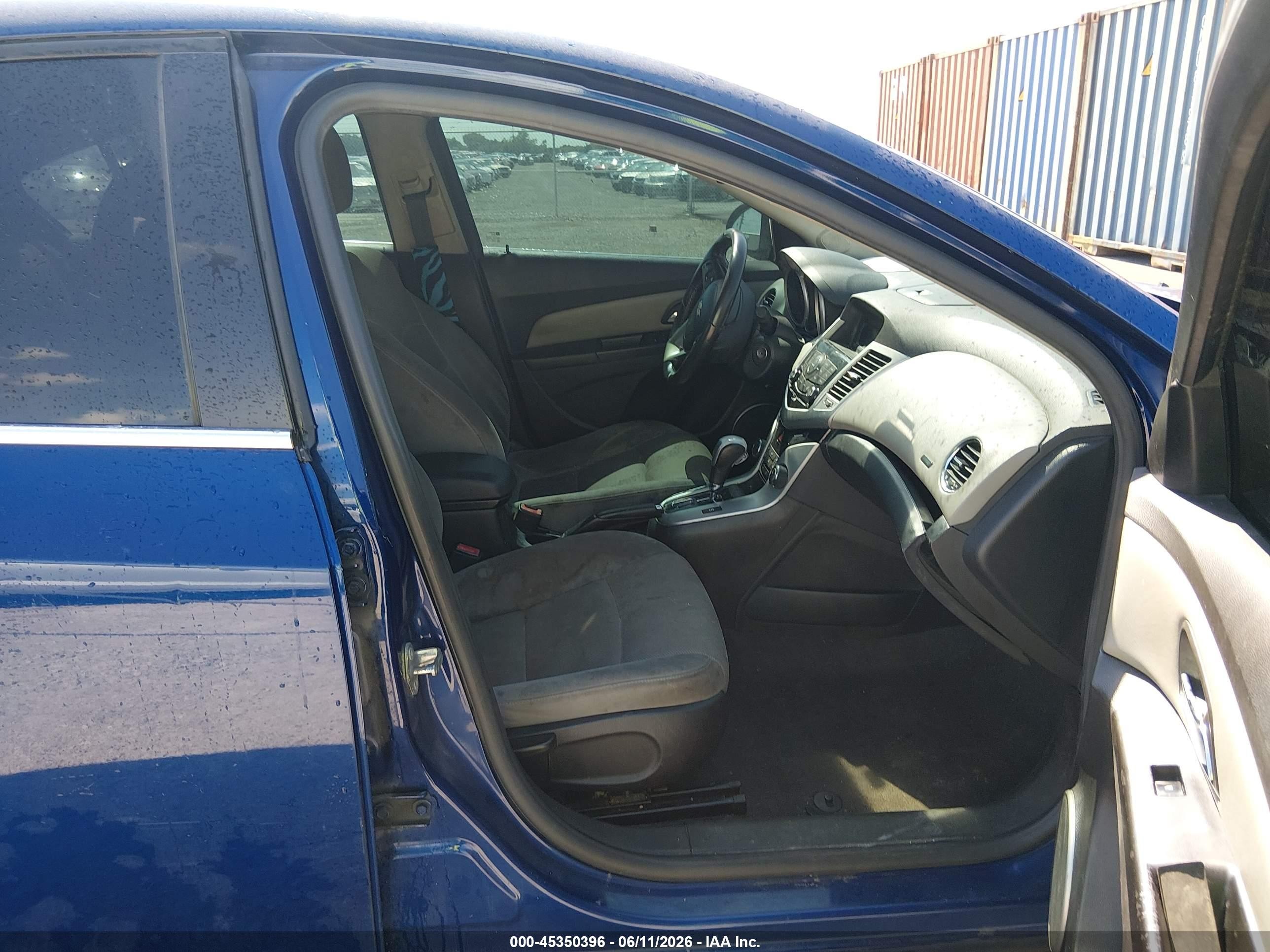 2012 Chevrolet Cruze 1lt Синий vin: 1G1PF5SC3C7227334