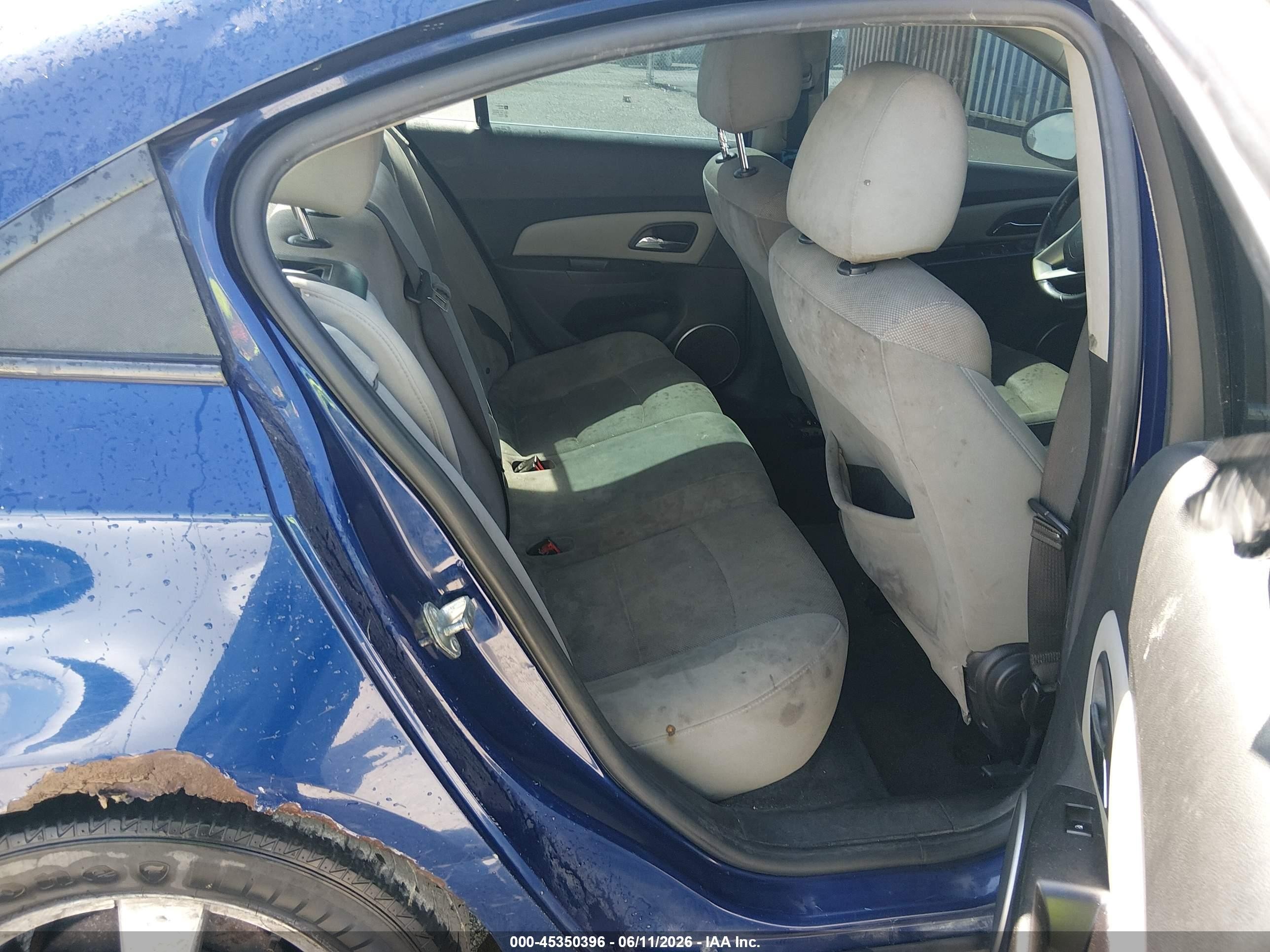 2012 Chevrolet Cruze 1lt Синий vin: 1G1PF5SC3C7227334