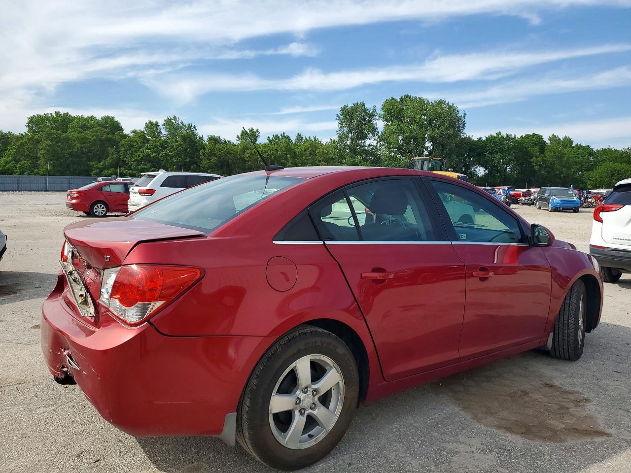 2012 Chevrolet Cruze Burgundy vin: 1G1PF5SC3C7308883