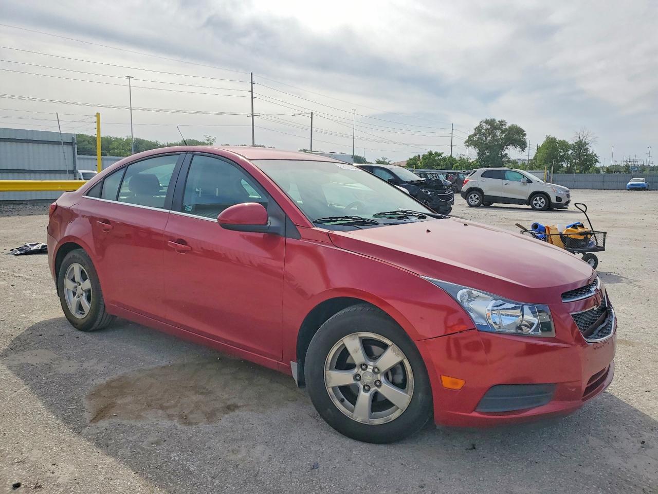 2012 Chevrolet Cruze Burgundy vin: 1G1PF5SC3C7308883