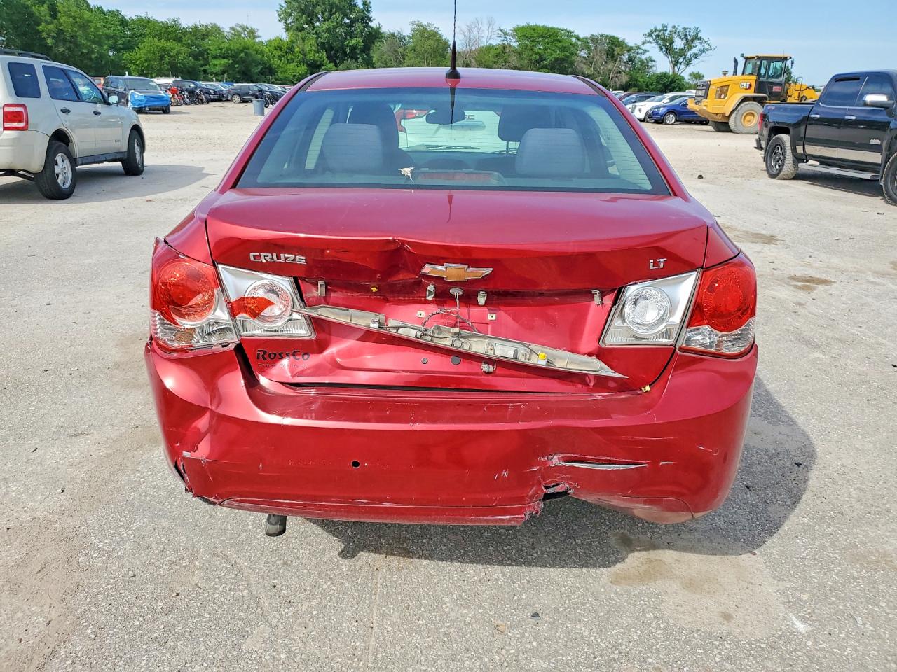 2012 Chevrolet Cruze Burgundy vin: 1G1PF5SC3C7308883