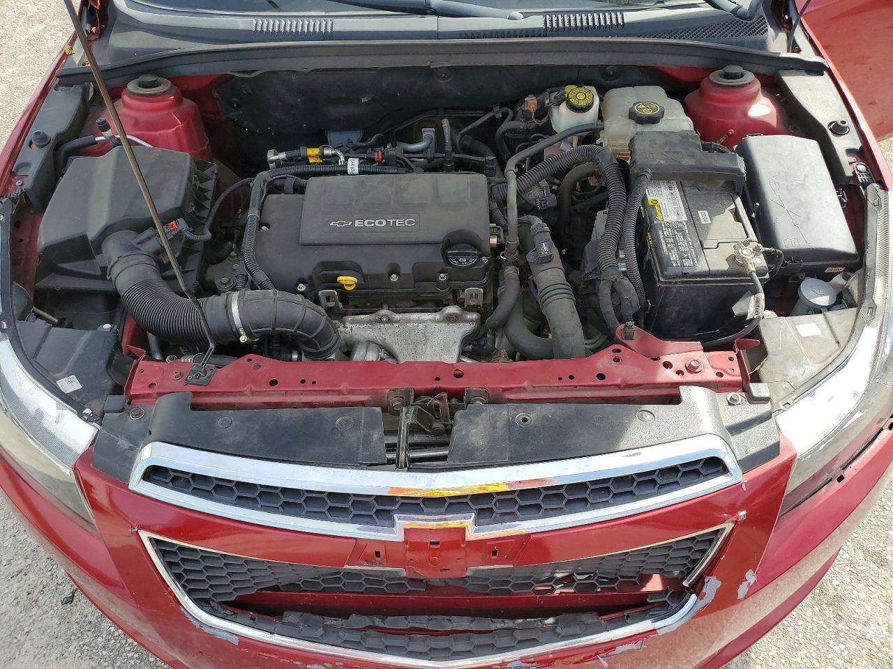 2012 Chevrolet Cruze Burgundy vin: 1G1PF5SC3C7308883