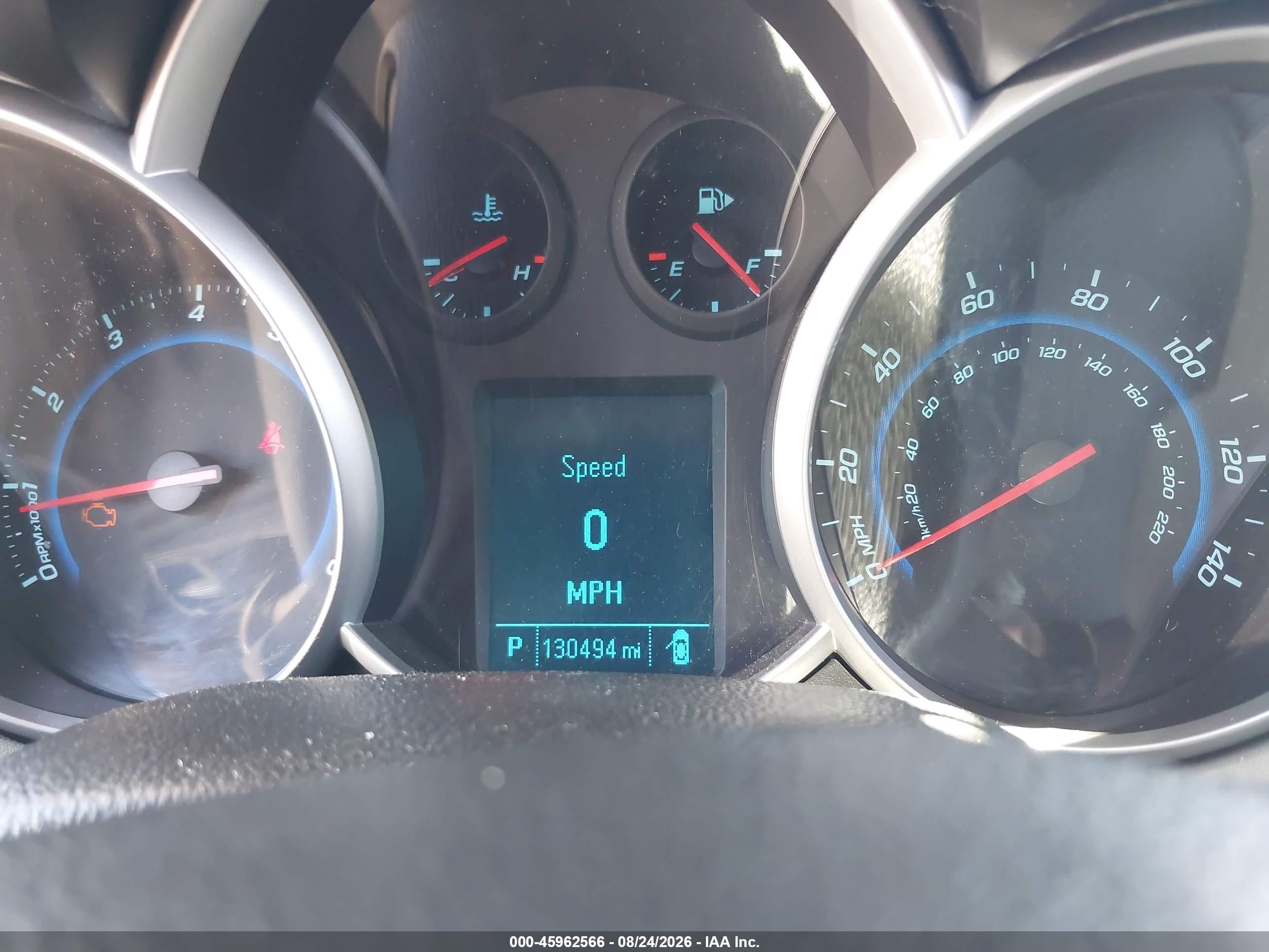 2012 Chevrolet Cruze 1lt Blue vin: 1G1PF5SC3C7364354