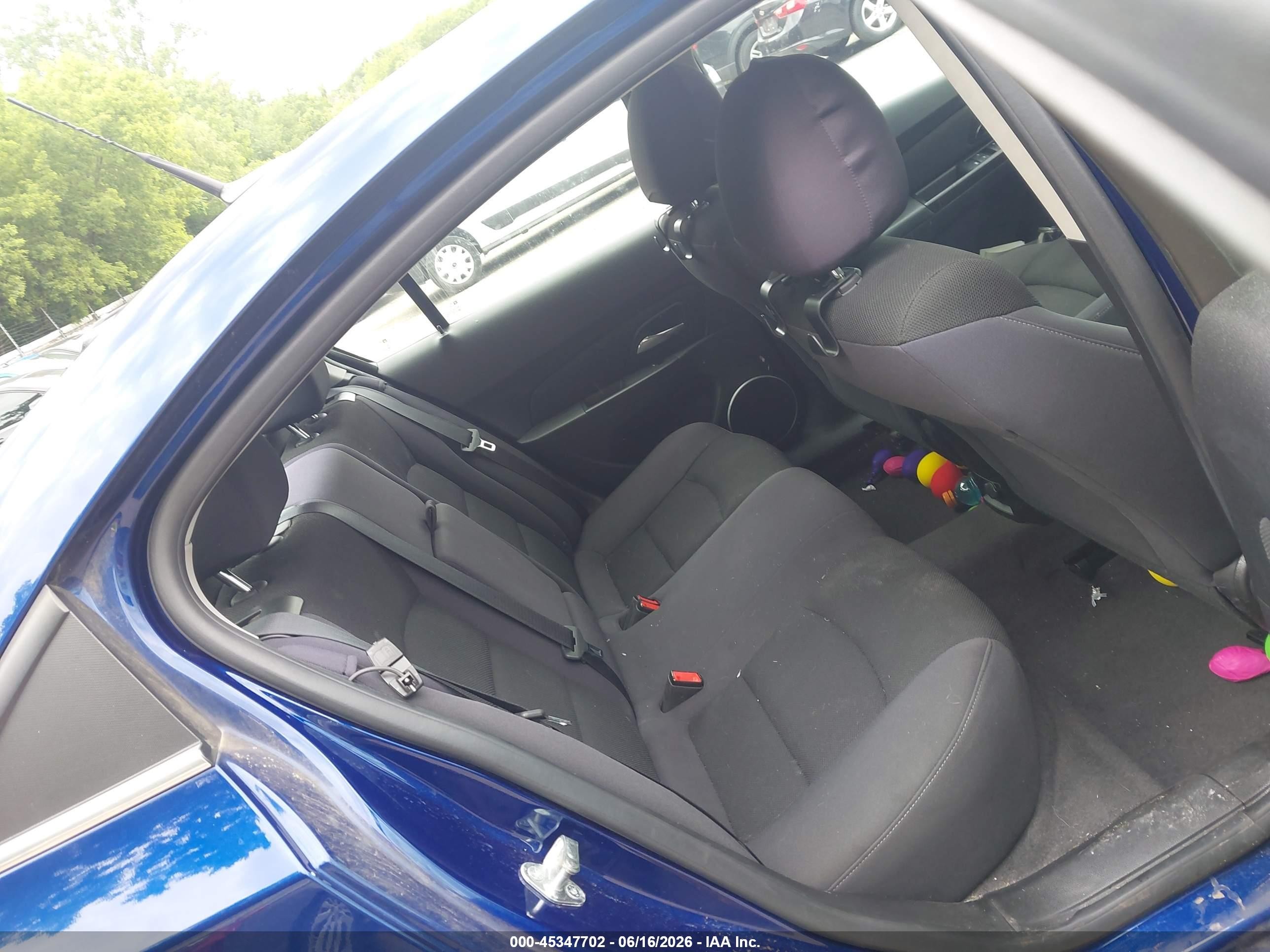 2012 Chevrolet Cruze 1lt Blue vin: 1G1PF5SC3C7388475