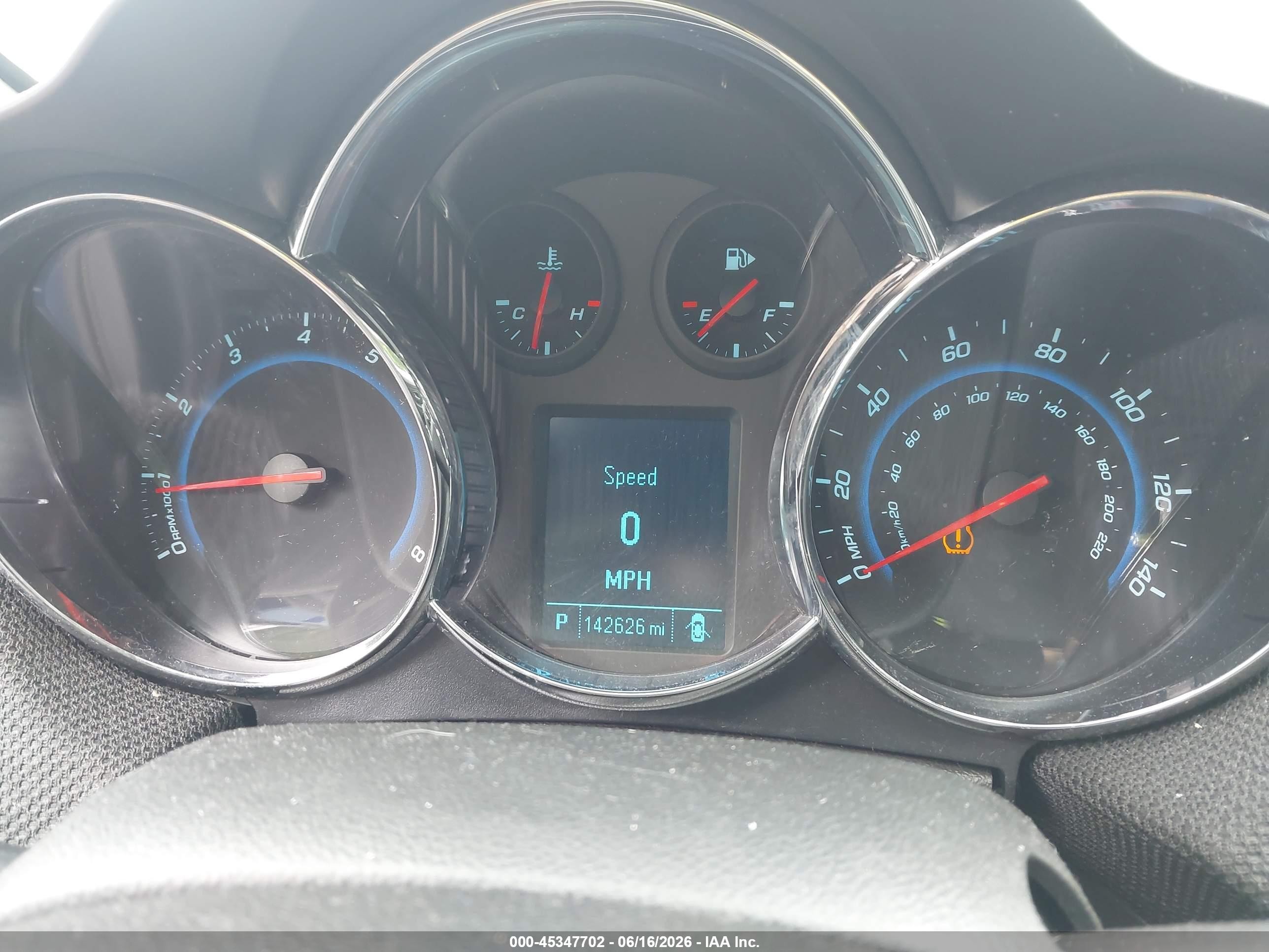 2012 Chevrolet Cruze 1lt Blue vin: 1G1PF5SC3C7388475