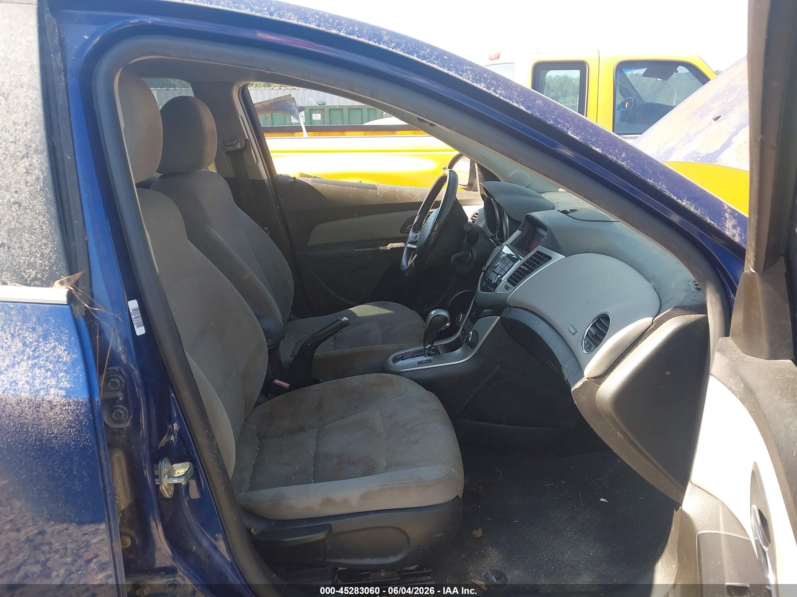 2012 Chevrolet Cruze 1lt Dark Blue vin: 1G1PF5SC4C7104545