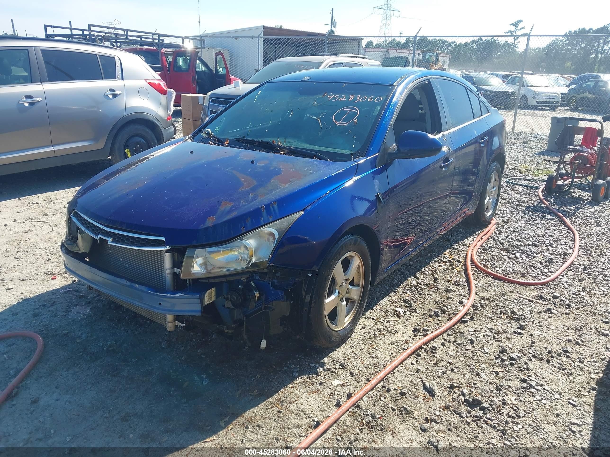 2012 Chevrolet Cruze 1lt Dark Blue vin: 1G1PF5SC4C7104545