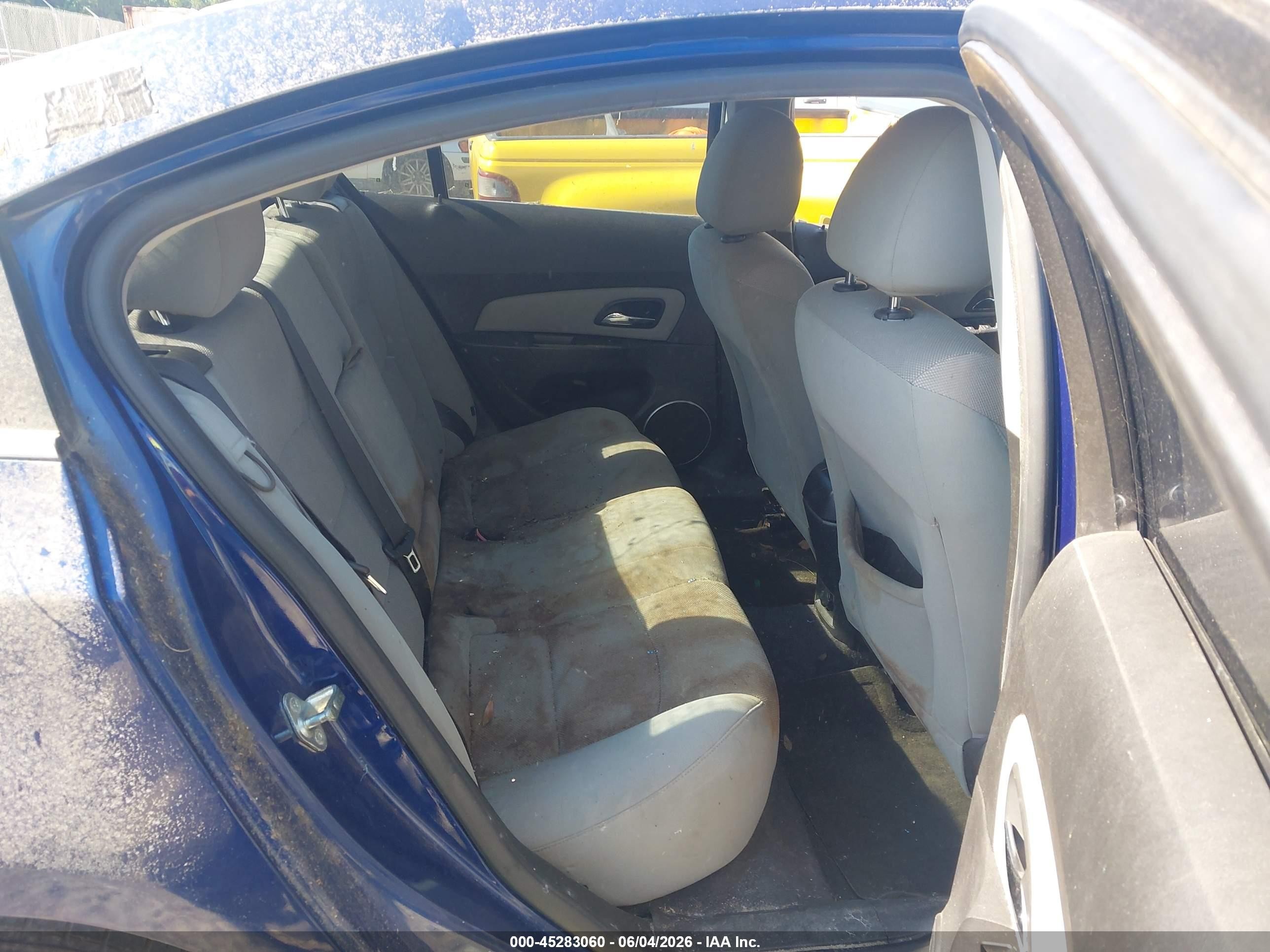 2012 Chevrolet Cruze 1lt Dark Blue vin: 1G1PF5SC4C7104545
