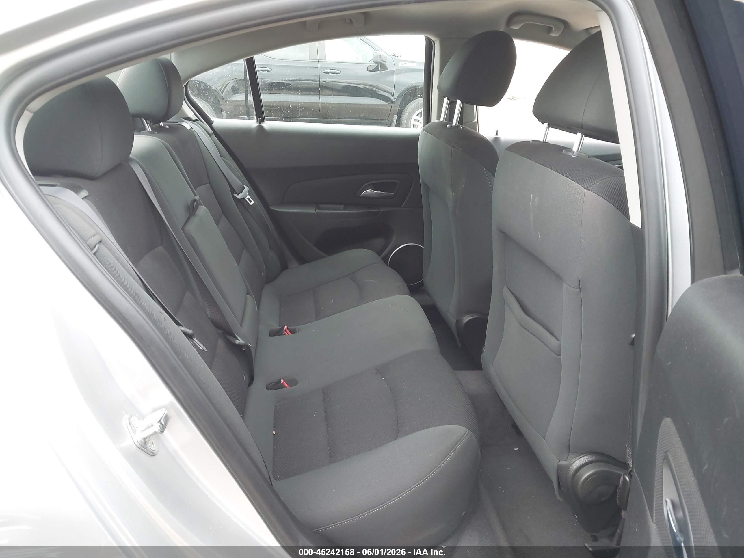 2012 Chevrolet Cruze 1lt Silver vin: 1G1PF5SC4C7129235