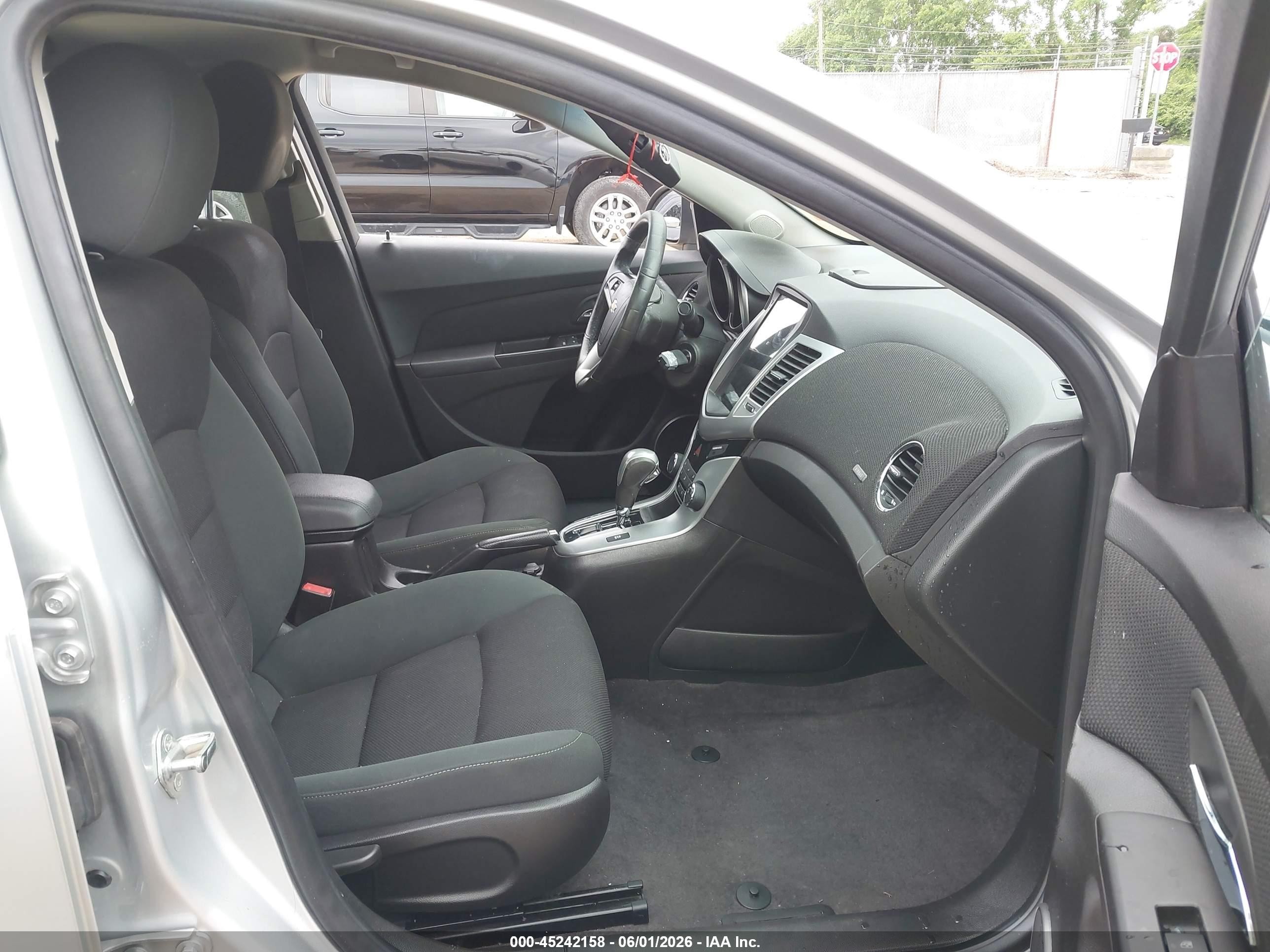 2012 Chevrolet Cruze 1lt Silver vin: 1G1PF5SC4C7129235
