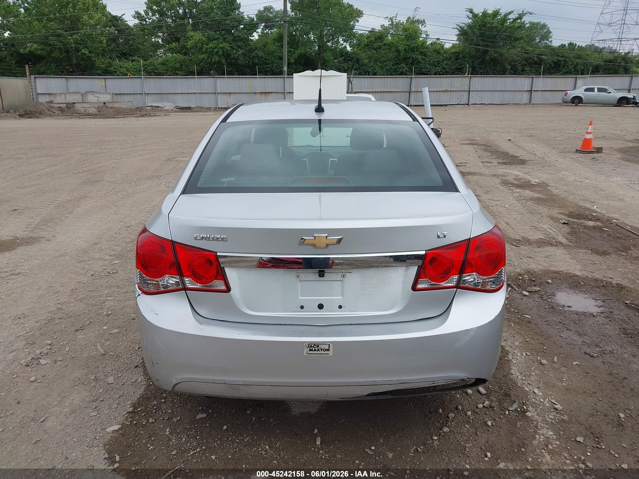 2012 Chevrolet Cruze 1lt Silver vin: 1G1PF5SC4C7129235