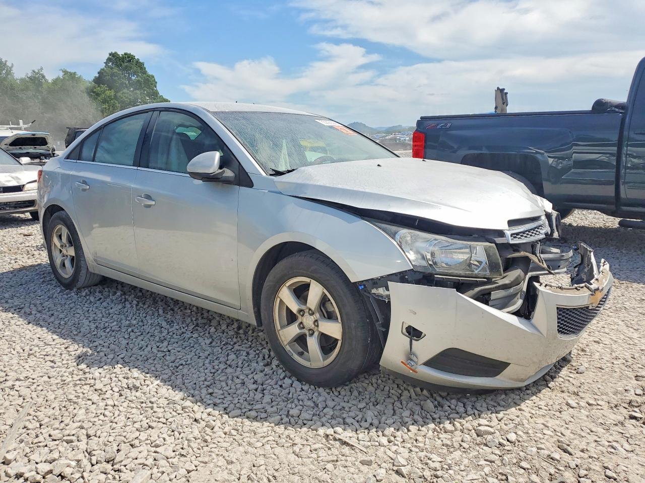 2012 Chevrolet Cruze Lt Silver vin: 1G1PF5SC4C7141630