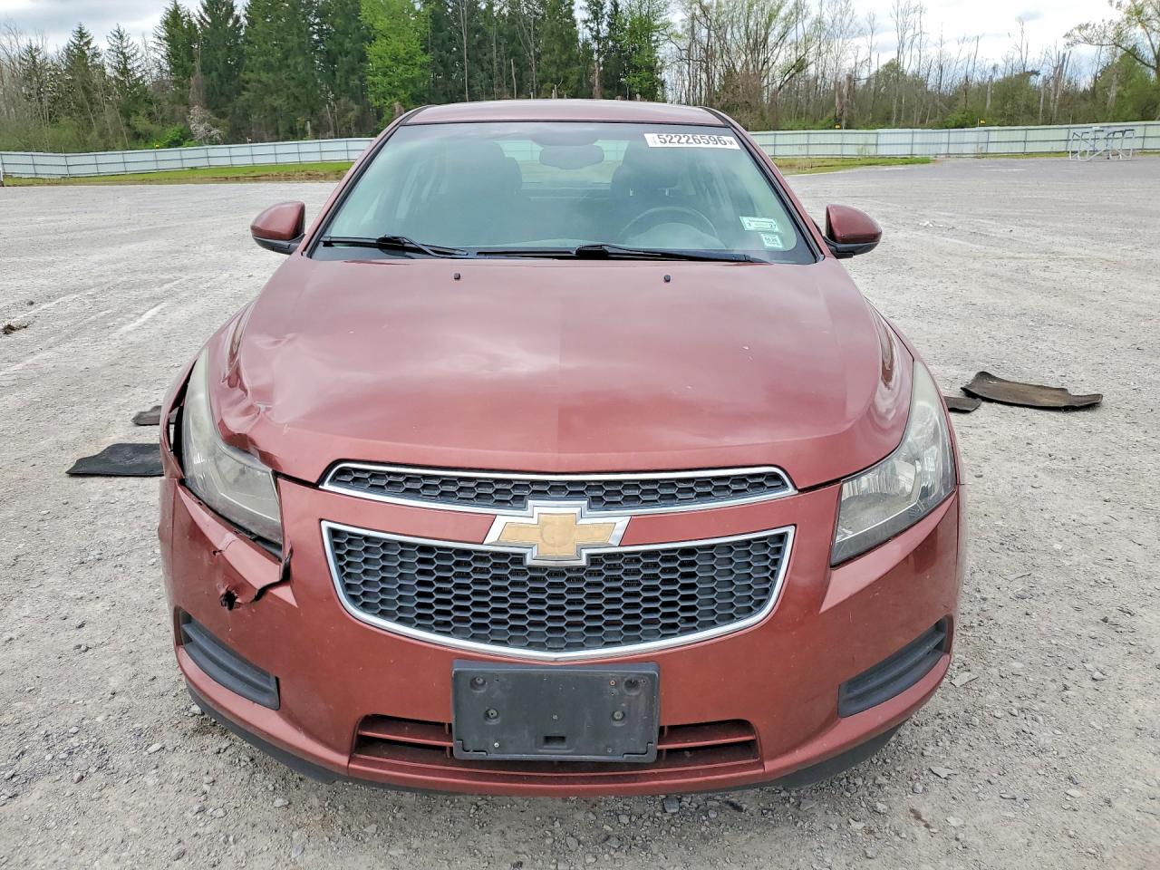 2012 Chevrolet Cruze Lt Red vin: 1G1PF5SC4C7212261