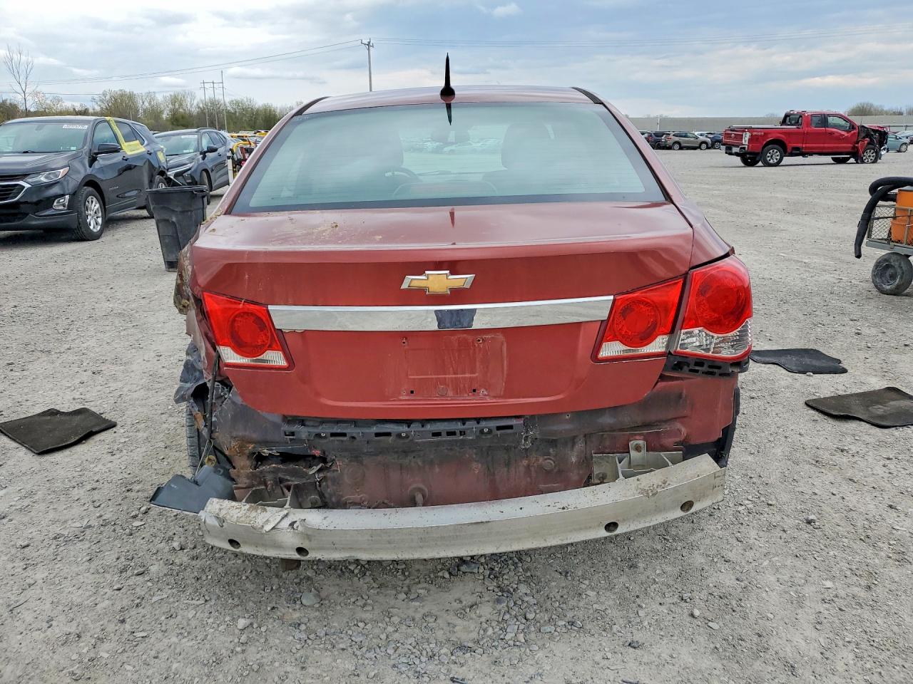 2012 Chevrolet Cruze Lt Red vin: 1G1PF5SC4C7212261