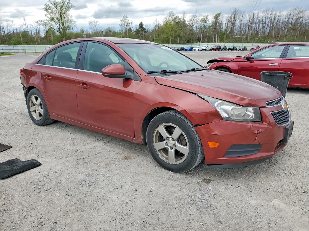 2012 Chevrolet Cruze Lt Red vin: 1G1PF5SC4C7212261