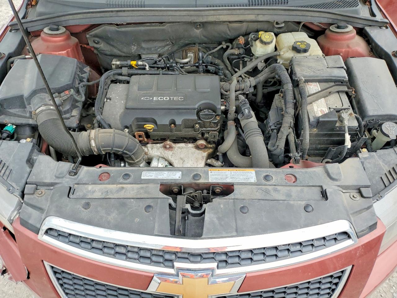 2012 Chevrolet Cruze Lt Red vin: 1G1PF5SC4C7212261