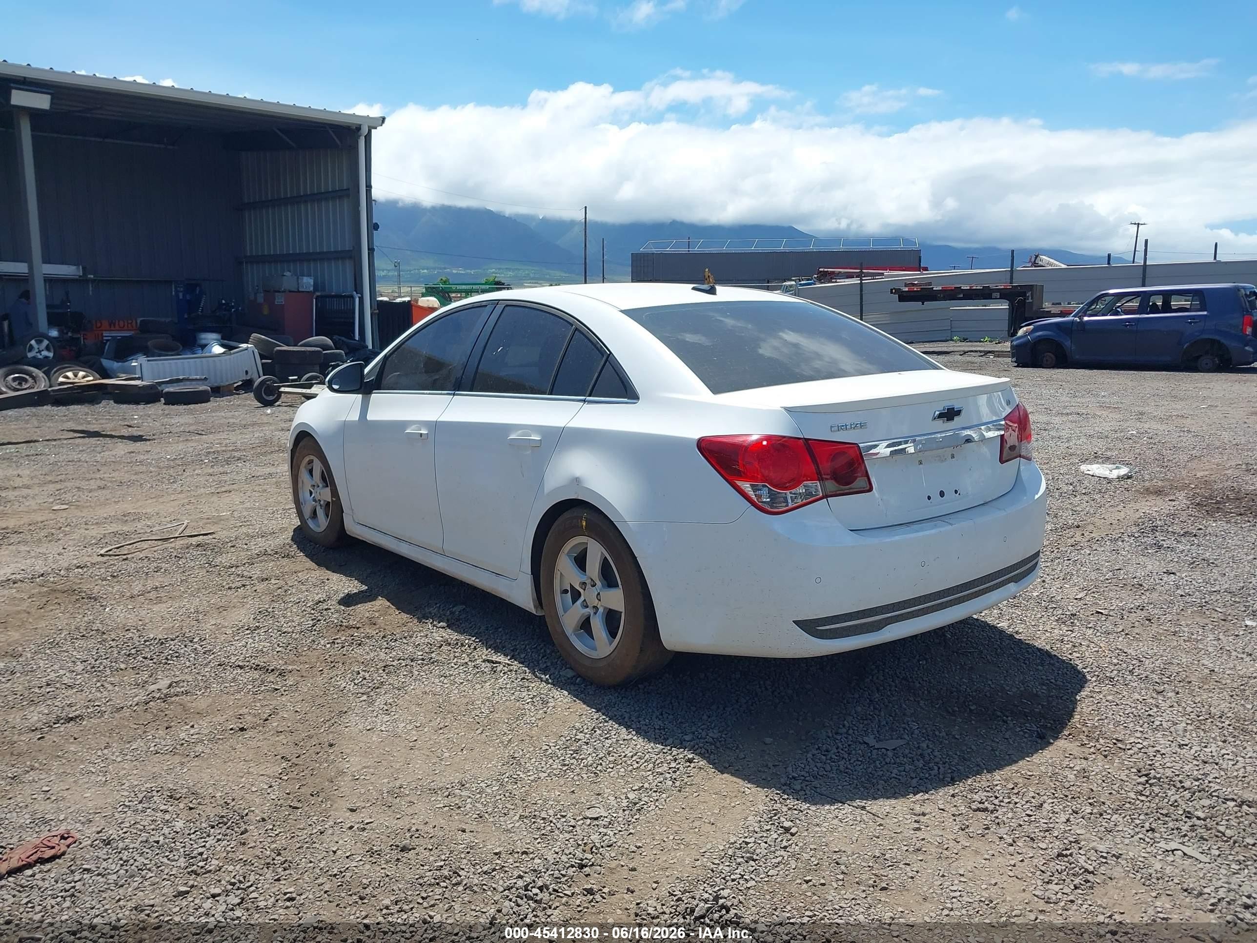 2012 Chevrolet Cruze 1lt White vin: 1G1PF5SC4C7232249