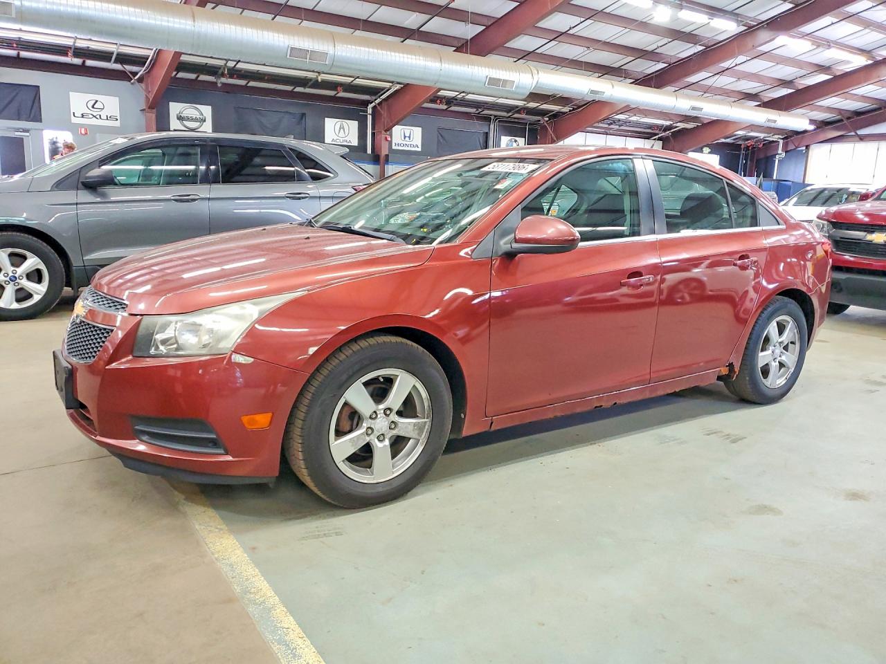 2012 Chevrolet Cruze Lt Maroon vin: 1G1PF5SC4C7266918