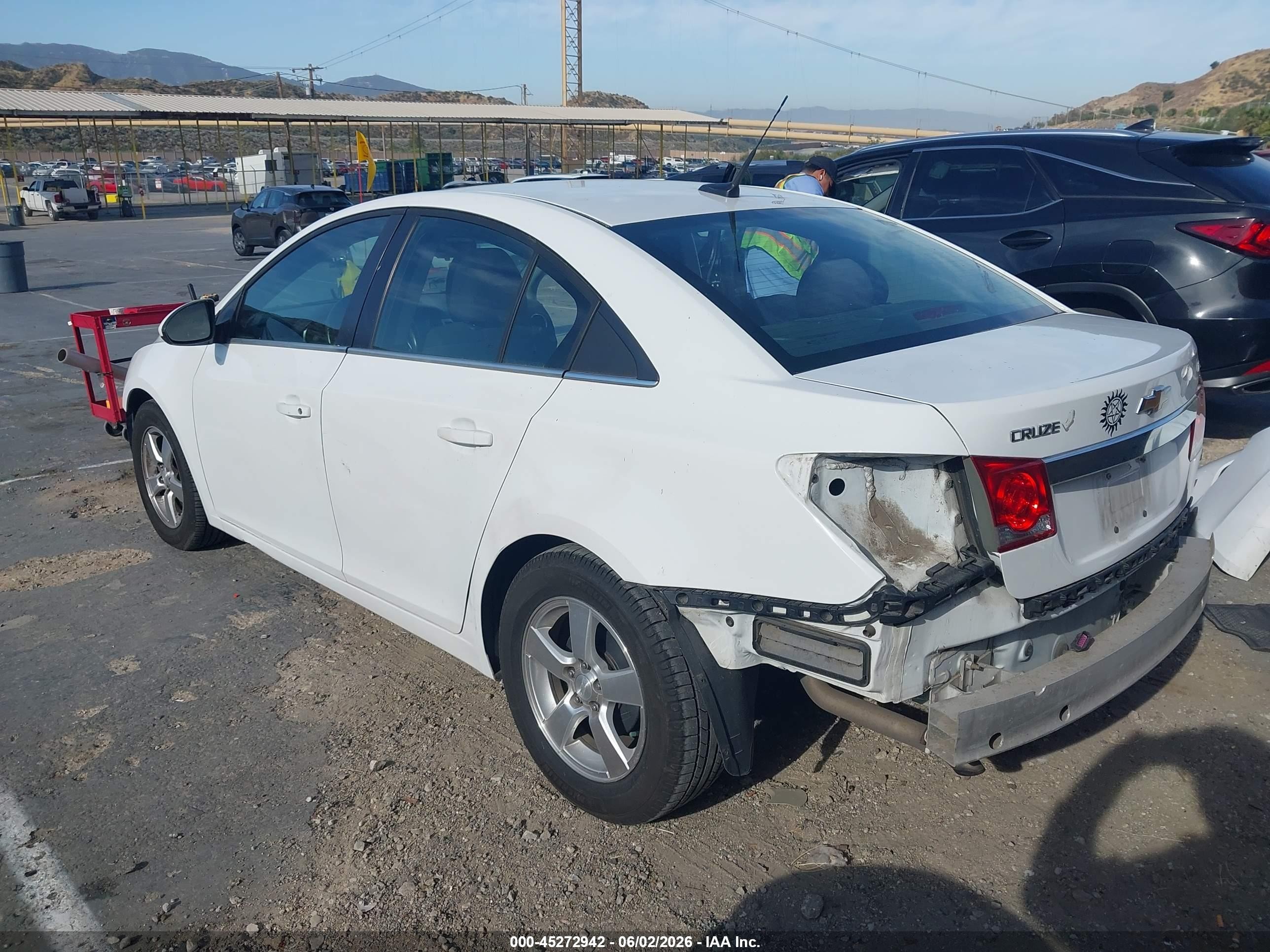 2012 Chevrolet Cruze 1lt White vin: 1G1PF5SC4C7318290