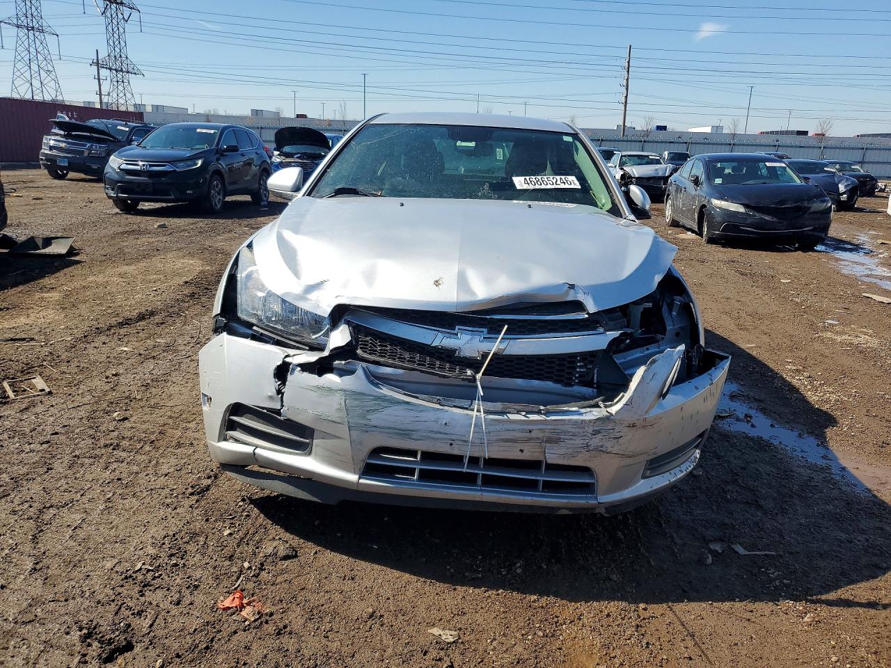 2012 Chevrolet Cruze Lt Gray vin: 1G1PF5SC4C7343870