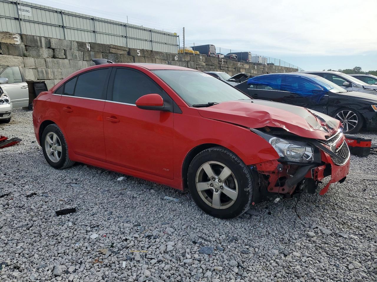 2012 Chevrolet Cruze Lt Red vin: 1G1PF5SC4C7389750