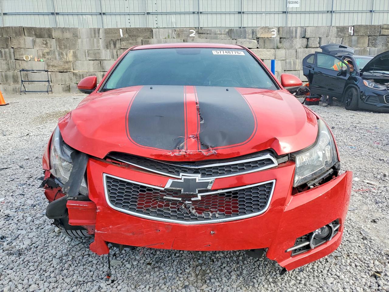 2012 Chevrolet Cruze Lt Red vin: 1G1PF5SC4C7389750