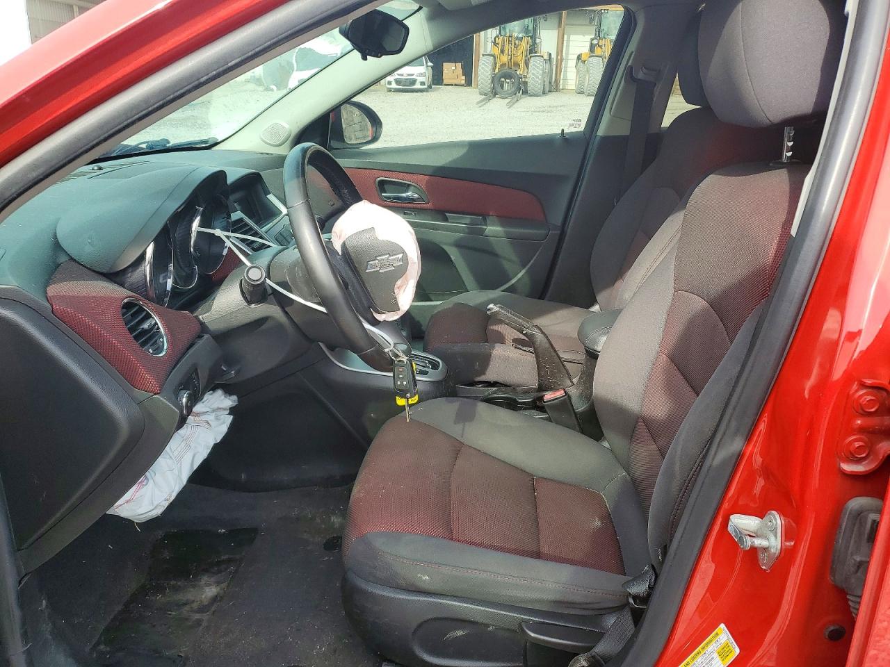 2012 Chevrolet Cruze Lt Red vin: 1G1PF5SC4C7389750